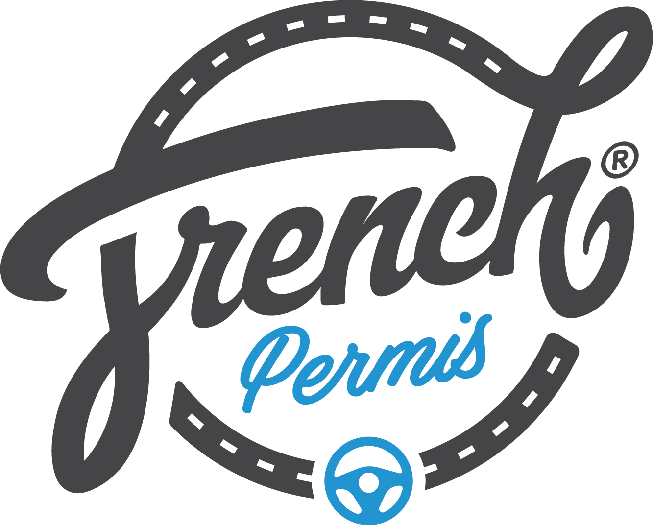 Auto-école French Permis - logo gris